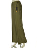 PANTALONE DONNA GRIFFAI BOTTONE ZIP TASCHE LARGO MORBIDO LEGGERO ART.7868