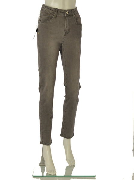 JEANS DONNA EMANUELA COSTA ZIP BOTTONE PASSANTI TASCHE STRASS CAPRI ART.EC6883