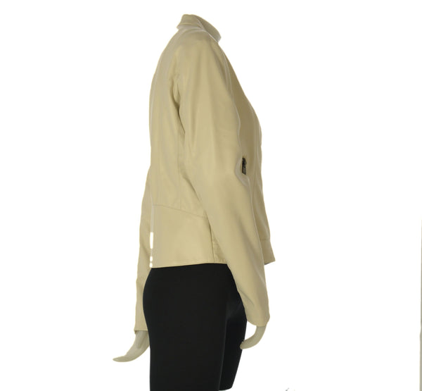 GIACCA DONNA GRIFFAI ECOPELLE ZIP AUTOMATICI TASCHE FODERATO MORBIDO VERSATILE ART.7758