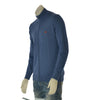 MAGLIONE UOMO NORWAY COTONE ZIP POLSINI FASCIA LOGO ART.853102