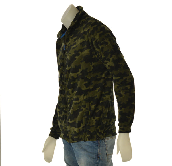 MICRO PILE UOMO RAGAZZO ZIP TASCHE MIMETICO MILITARE MARCA HENRY BARROWS ART. PU0901