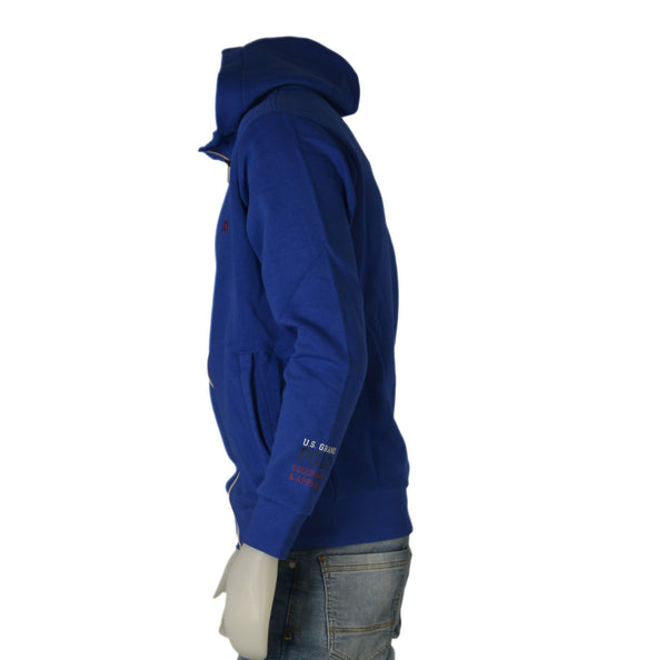 FELPA UOMO RGAZZO CAPPUCCIO ZIP MARCA U.S. GRAND POLO ART. USF902