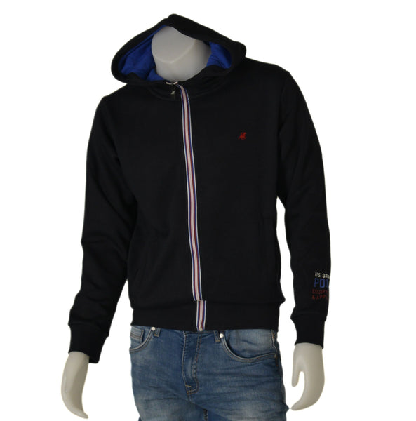 FELPA UOMO RGAZZO CAPPUCCIO ZIP MARCA U.S. GRAND POLO ART. USF902
