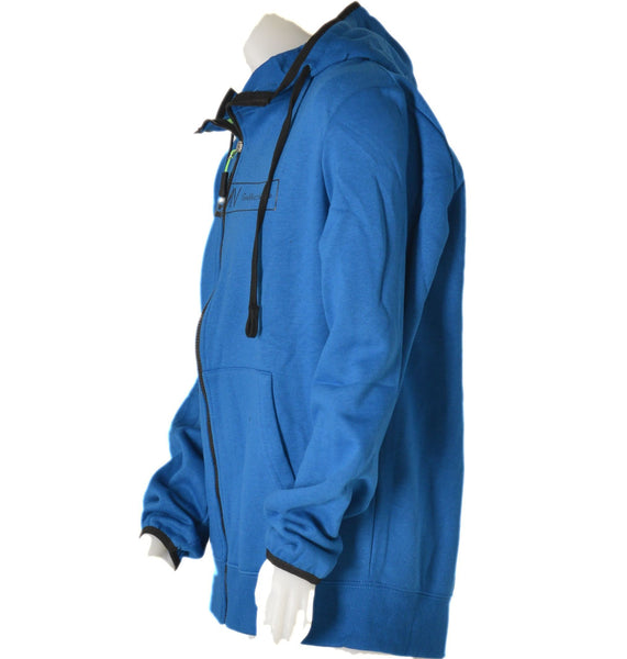 FELPA UOMO ZIP POLSINI FASCIA LOGO MARCA  GIANMARCO VENTURI ART.GM0020
