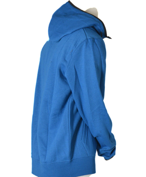 FELPA UOMO ZIP POLSINI FASCIA LOGO MARCA  GIANMARCO VENTURI ART.GM0020