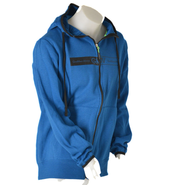 FELPA UOMO ZIP POLSINI FASCIA LOGO MARCA  GIANMARCO VENTURI ART.GM0020