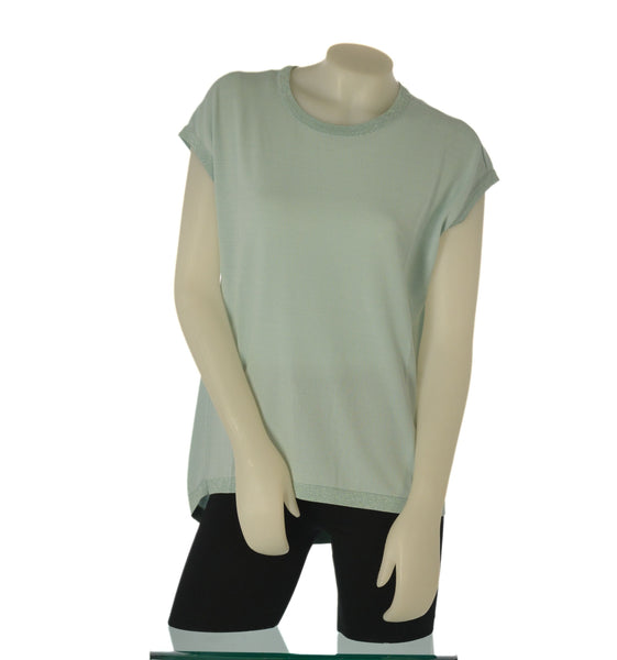 MAGLIA DONNA GRIFFAI GIROCOLLO MANICA LUREX ASIMMETRICA ART.7621