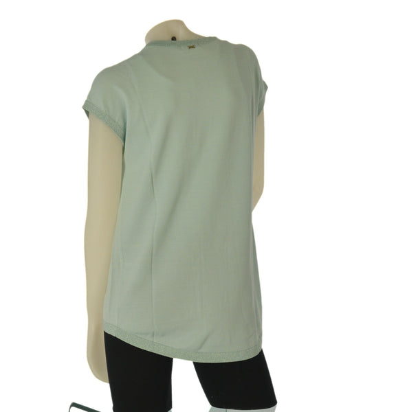 MAGLIA DONNA GRIFFAI GIROCOLLO MANICA LUREX ASIMMETRICA ART.7621