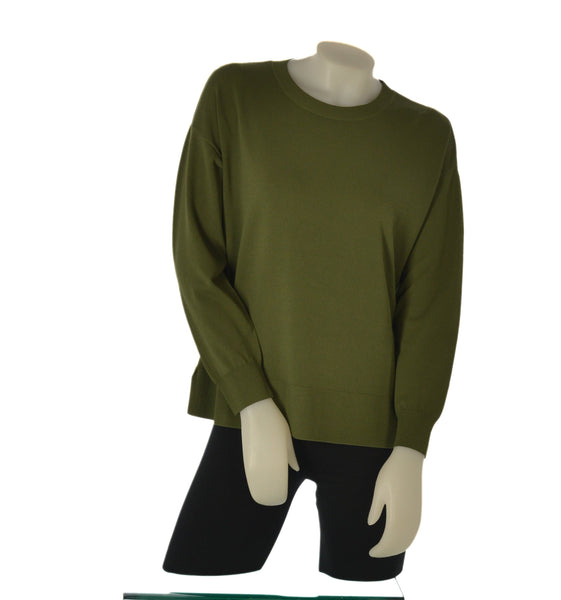 MAGLIA DONNA GRIFFAI GIROCOLLO POLSINI SPACCHETTI ART.7608