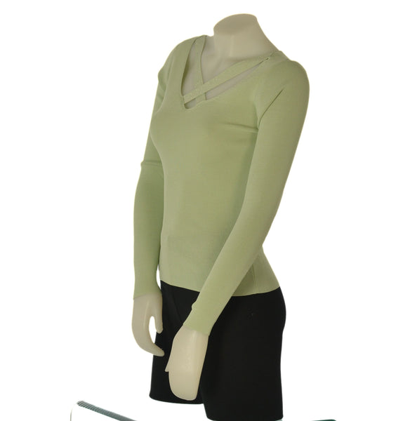 MAGLIA RAGAZZA GRIFFAI INTRECCIOSTRASS MICRO COSTINA MODERNA ART.7603.