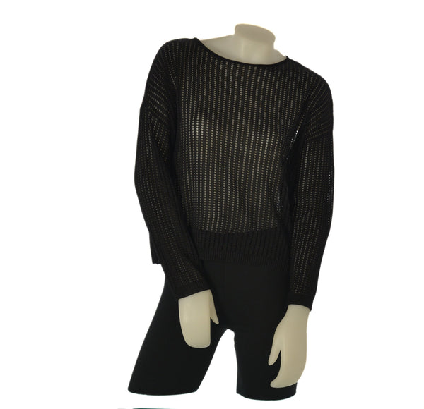 MAGLIA DONNA GRIFFAI GIROCOLLO MANICA LUNGA TRAFORATA ART.7629