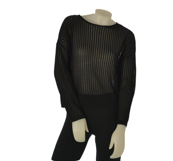MAGLIA DONNA GRIFFAI GIROCOLLO MANICA LUNGA TRAFORATA ART.7629