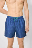 BOXER MARE UOMO YSABEL MORA DI MEDIA LUNGHEZZA GAMBA CON STAMPE A STELLA MARINE ART 90388