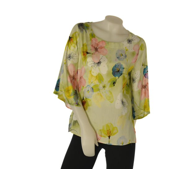 CASACCA DONNA PERLA GIROCOLLO TRE QUARTI SPACCO SPACCHETTI FANTASIA ART. MENTA