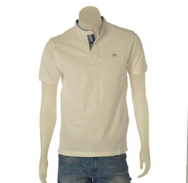 T-SHIRT BACI & ABBRACCI COLLO COREANA MANICA CORTA BOTTONI COTONE PIQUE ART. BAT1068