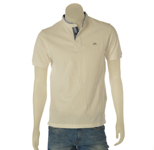 T-SHIRT BACI & ABBRACCI COLLO COREANA MANICA CORTA BOTTONI COTONE PIQUE ART. BAT1068