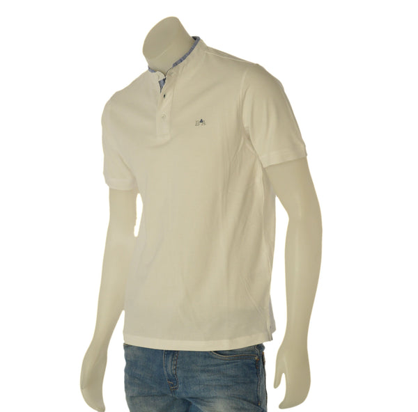 T-SHIRT BACI & ABBRACCI COLLO COREANA MANICA CORTA BOTTONI COTONE PIQUE ART. BAT1068