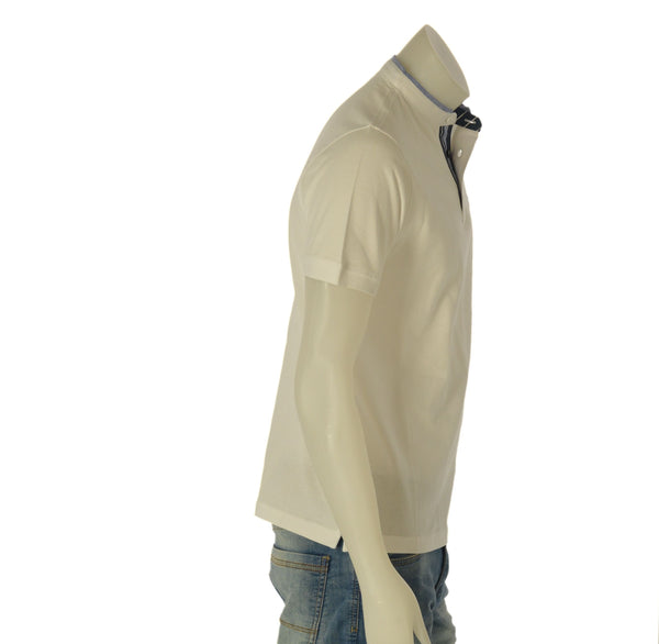 T-SHIRT BACI & ABBRACCI COLLO COREANA MANICA CORTA BOTTONI COTONE PIQUE ART. BAT1068