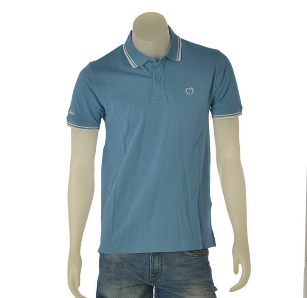 POLO UOMO BACI & ABBRACCI MANICA CORTA LOGO PIQUE COTONE SPACCHI ART. BAM1420
