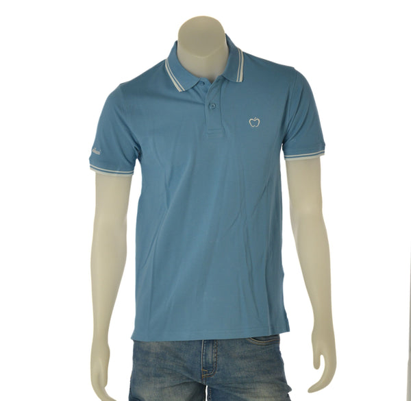 POLO UOMO BACI & ABBRACCI MANICA CORTA LOGO PIQUE COTONE SPACCHI ART. BAM1420