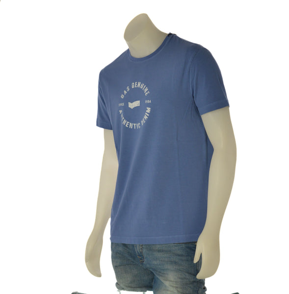 T-SHIRT UOMO GAS MANICA CORTA GIROCOLLO STAMPA ELASTICIZZATA SLIM FIT ART. SCUBA/S 4716
