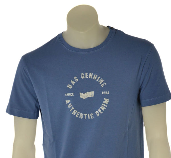 T-SHIRT UOMO GAS MANICA CORTA GIROCOLLO STAMPA ELASTICIZZATA SLIM FIT ART. SCUBA/S 4716