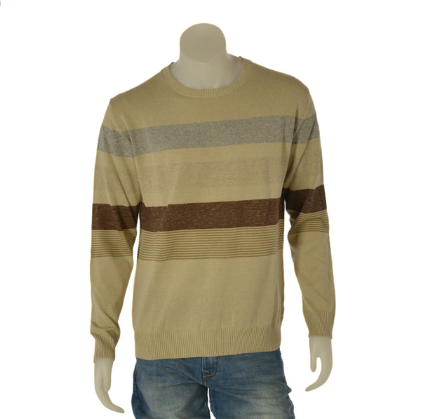 MAGLIONE UOMO RE DEL MARE COTONE GIROCOLLO RIGATO ART. 22.6245
