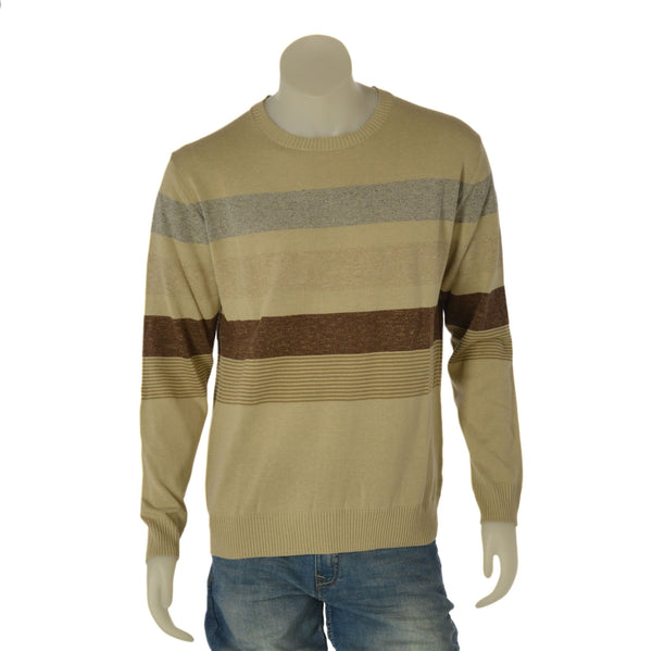 MAGLIONE UOMO RE DEL MARE COTONE GIROCOLLO RIGATO ART. 22.6245