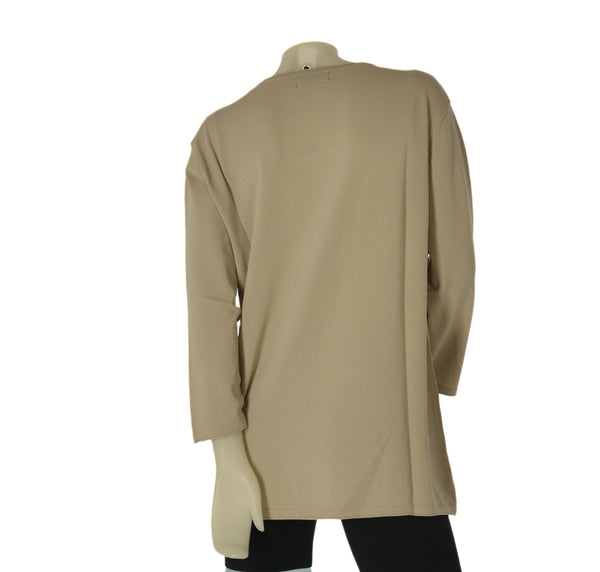 MAGLIA DONNA GAIA PIU TAGLIE OVER MANICHE 3/4 STRASS VISCOSA ART. 550
