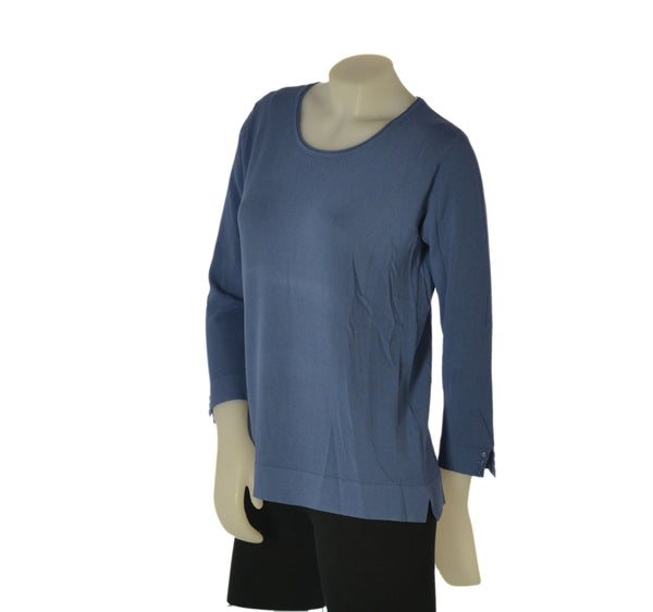 MAGLIA DONNA GAIA B GIROCOLLO MANICA LUNGA SPACCHI VISCOSA ART. 271