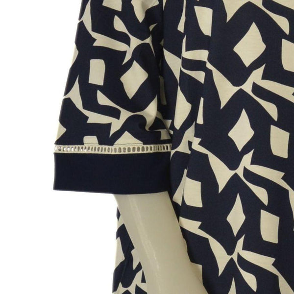 MAGLIA DONNA GAIA PIU TAGLIE OVER FANTASIA MANICHE 3/4 VISCOSA ART. 528