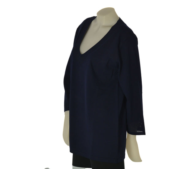 MAGLIA DONNA GAIA PIU TAGLIE OVER SCOLLO A V VISCOSA ART. 553