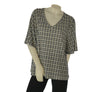MAGLIA DONNA ELISA CASTELLI TAGLIE OVER FANTASIA SCOLLO V  ART. 140027