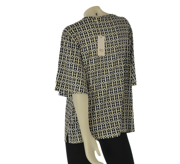 MAGLIA DONNA ELISA CASTELLI TAGLIE OVER FANTASIA SCOLLO V  ART. 140027