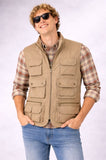 GILET GIUBBETTO UOMO CORONA ART. ROCKY MULTI TASCHE PESCATORE