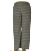 PANTALONE DONNA ELISA CASTELLI TAGLIE OVER PALAZZO FANTASIA TASCHE ZIP ART. 18080