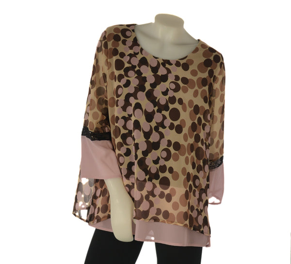 CASACCA DONNA PERLA TAGLIE OVER FANTASIA DOPPIATA GIROCOLLO PAILLETTES SPACCHI ART. EVA OVER