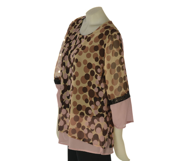 CASACCA DONNA PERLA TAGLIE OVER FANTASIA DOPPIATA GIROCOLLO PAILLETTES SPACCHI ART. EVA OVER