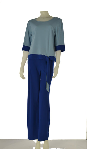 COMPLETO DONNA GABRIELLA ELEGANTE MAGLINA PANTALONE MAGLIA ART. PORTA