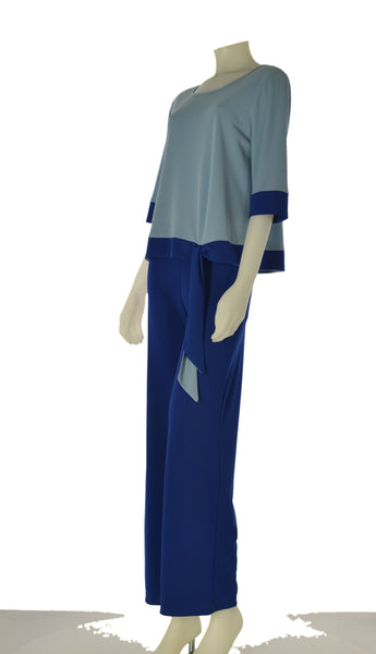COMPLETO DONNA GABRIELLA ELEGANTE MAGLINA PANTALONE MAGLIA ART. PORTA