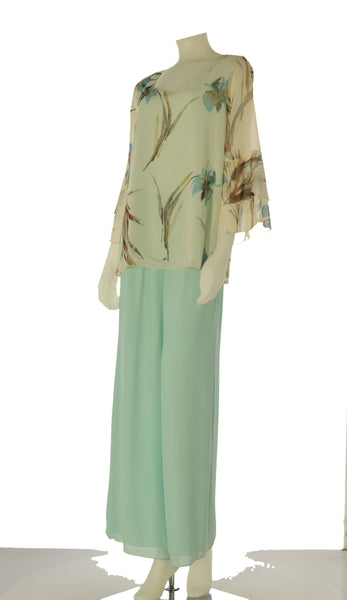 COMPLETO ELEGANTE DONNA GABRIELLA PANTALONE CASACCA DOPPIATO FANTASIA ART. 51PINDA