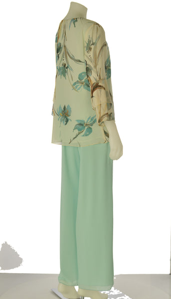 COMPLETO ELEGANTE DONNA GABRIELLA PANTALONE CASACCA DOPPIATO FANTASIA ART. 51PINDA