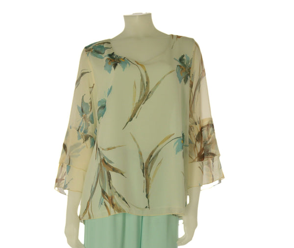 COMPLETO ELEGANTE DONNA GABRIELLA PANTALONE CASACCA DOPPIATO FANTASIA ART. 51PINDA