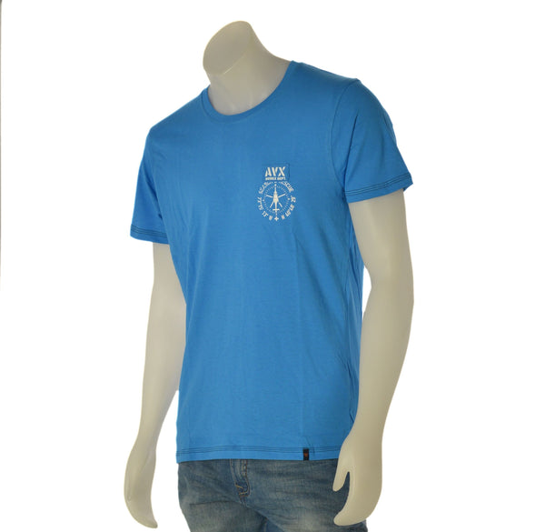 T-SHIRT UOMO AVIREX MANICA CORTA STAMPA JERSEY COTONE ART. AX0707