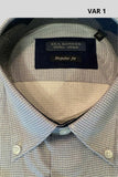 CAMICIA UOMO CORONA MEZZE MANICHE TASCHINO PURO COTONE ART NEW RETTORE