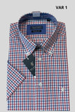 CAMICIA UOMO SEABARRIER PURO COTONE MEZZA MANICA TASCHINO ART NEW PUYOL