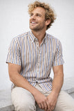 CAMICIA ELLE LELE MISTO LINO COTONE TASCHINO E MEZZE MANICHE ART TANGERI FREGULAR