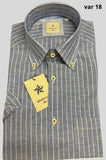 CAMICIA ELLE LELE MISTO LINO COTONE TASCHINO E MEZZE MANICHE ART TANGERI FREGULAR