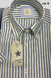 CAMICIA ELLE LELE MISTO LINO COTONE TASCHINO E MEZZE MANICHE ART TANGERI FREGULAR