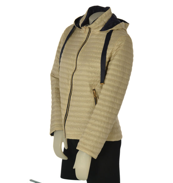 GIUBBINO DONNA MIRELLA ZIP CAPPUCCIO TASCHE LAVORATO ART.BAM BAM